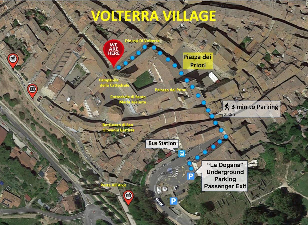 The Walkable Volterra Rooftop Suite Extérieur photo