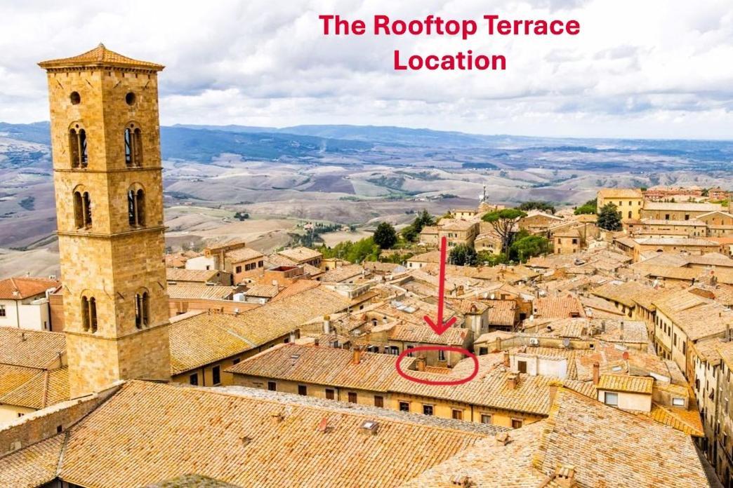 The Walkable Volterra Rooftop Suite Extérieur photo